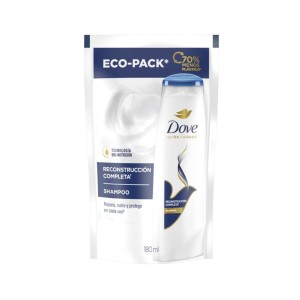 DOVE ECO PACK SH 180ml RECONSTRUCCION
